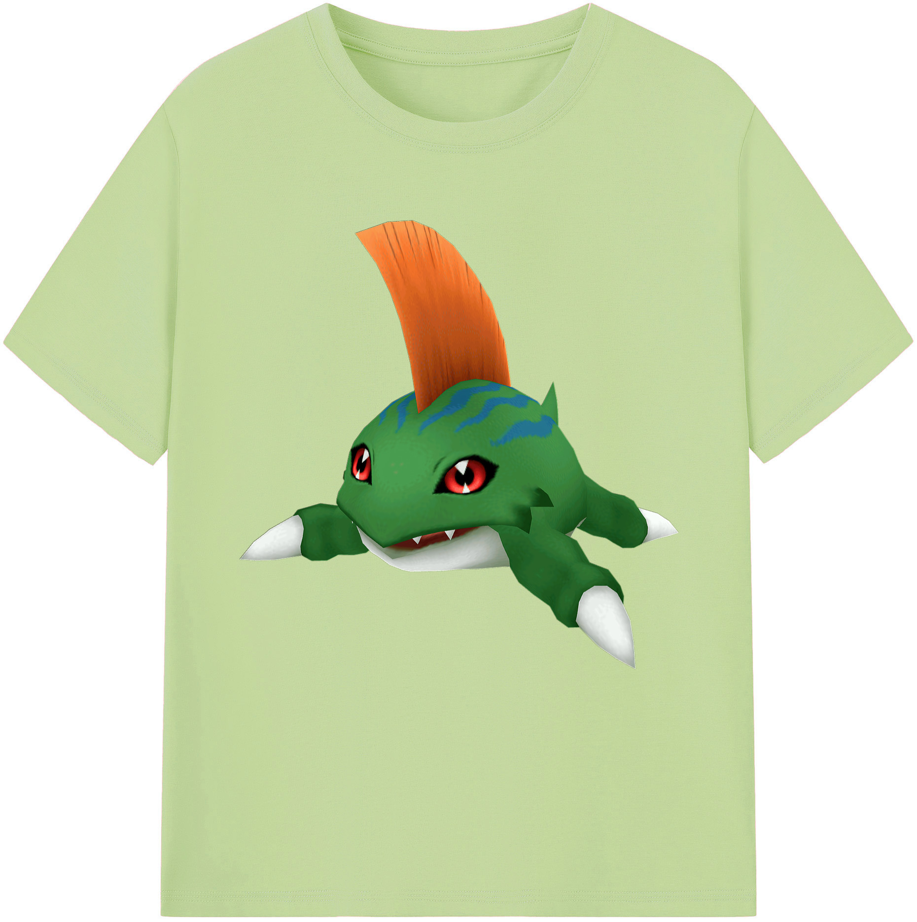 （画像用） Digimon デジタルモンスター/デジモン 綿100％半袖Tシャツ（フロントプリント）